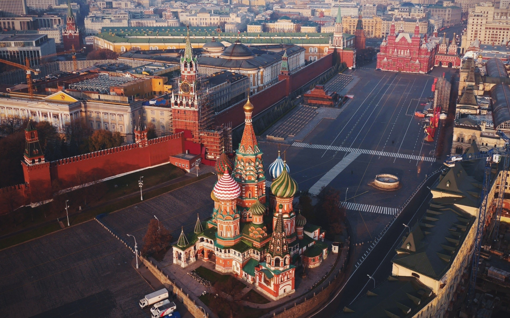 Реконструкция наружного освещения Кремля